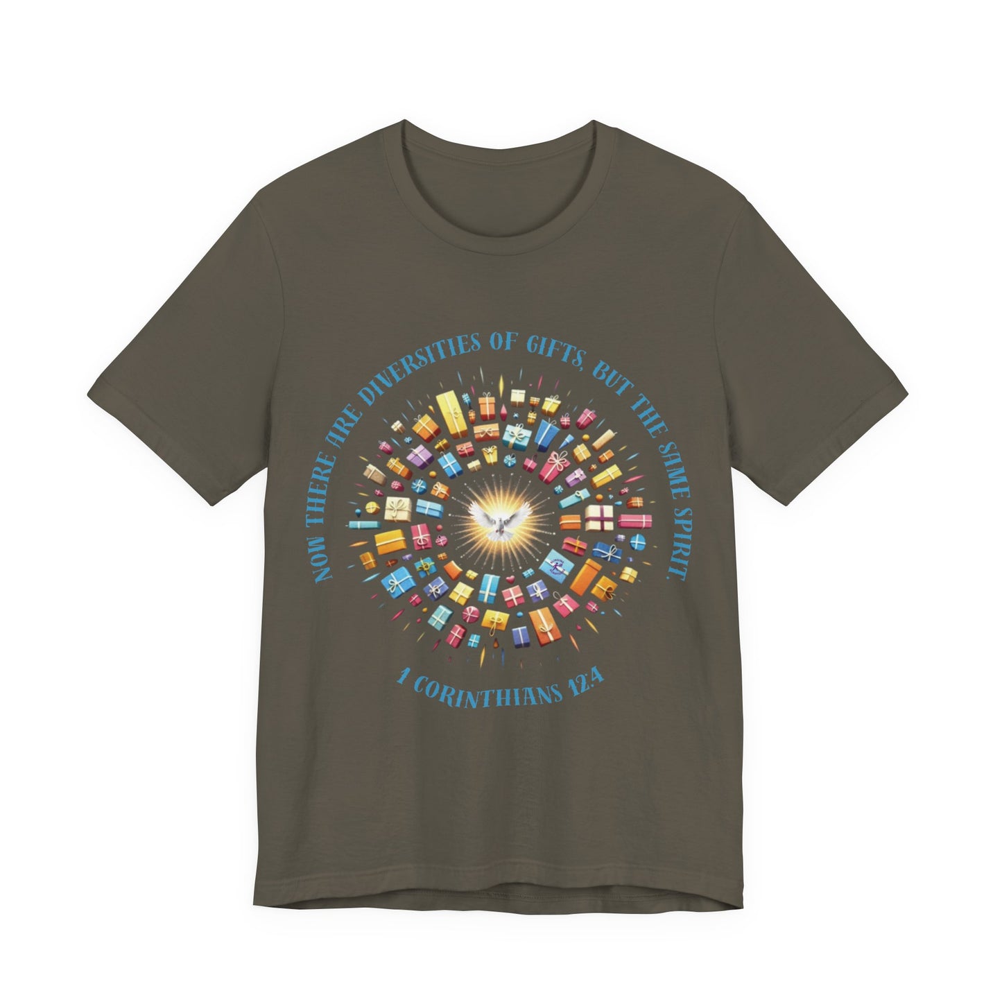 Diversity of Gifts — 1 Corinthians 12:4 | Unisex Jersey Short Sleeve Christian T-Shirt