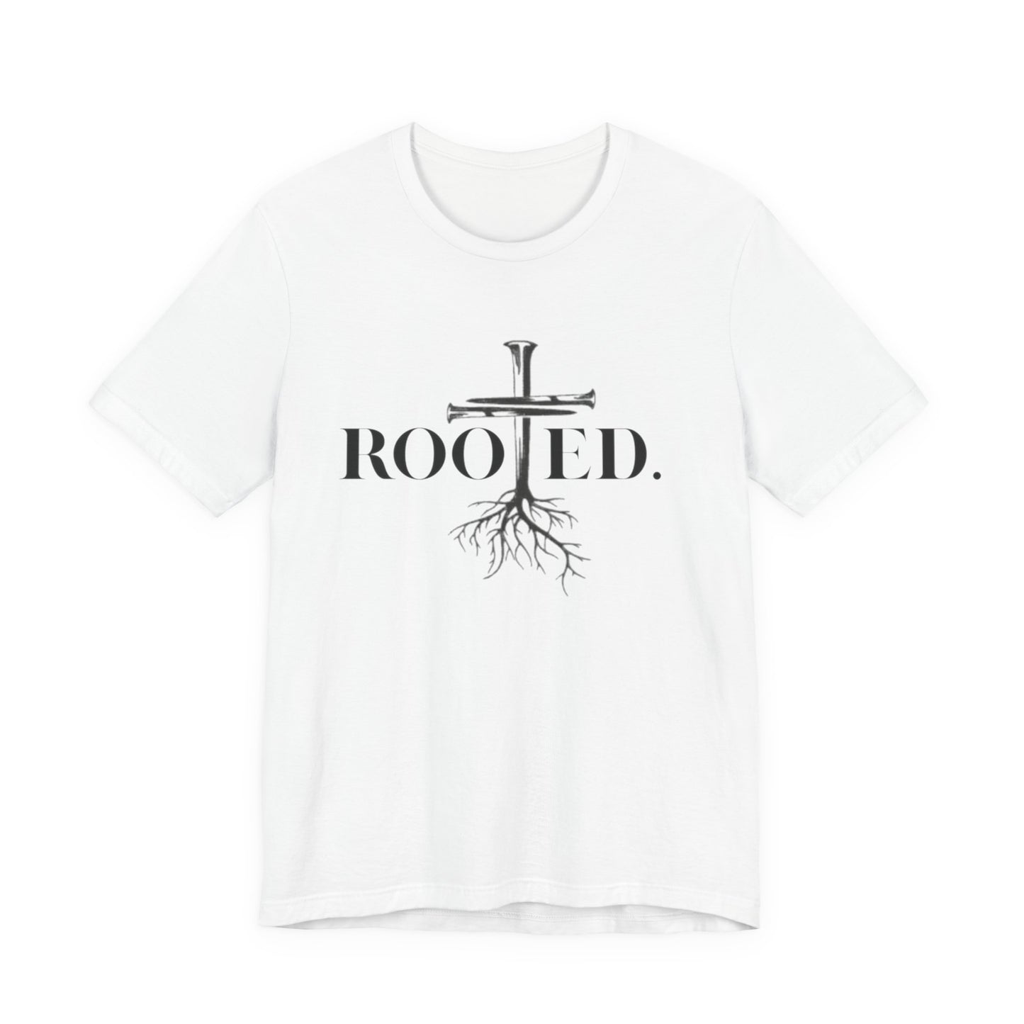 Rooted in Christ | Colossians 2:6-7 Scripture Tee | Unisex Christian T-Shirt