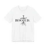 Rooted in Christ | Colossians 2:6-7 Scripture Tee | Unisex Christian T-Shirt