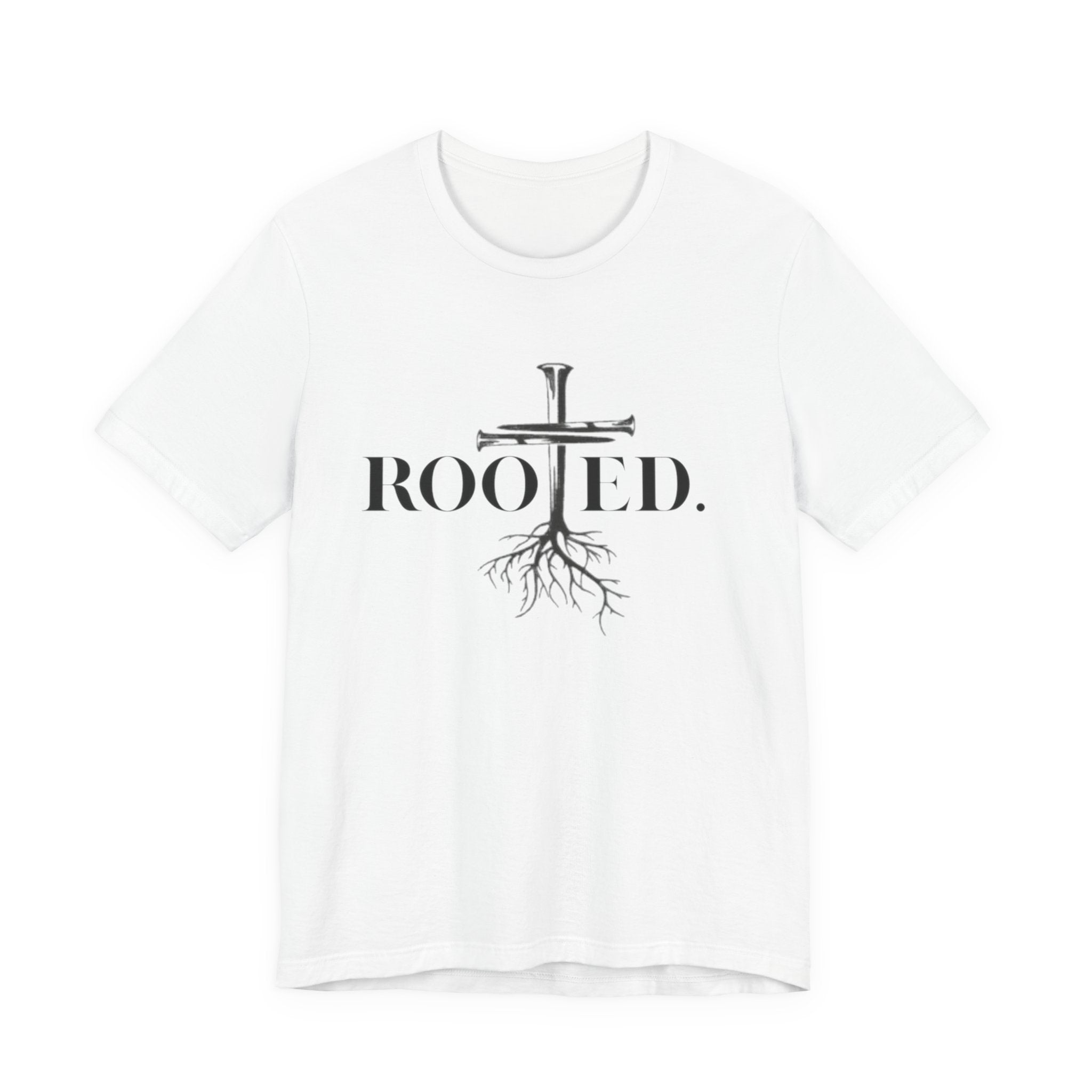 Rooted in Christ | Colossians 2:6-7 Scripture Tee | Unisex Christian T-Shirt