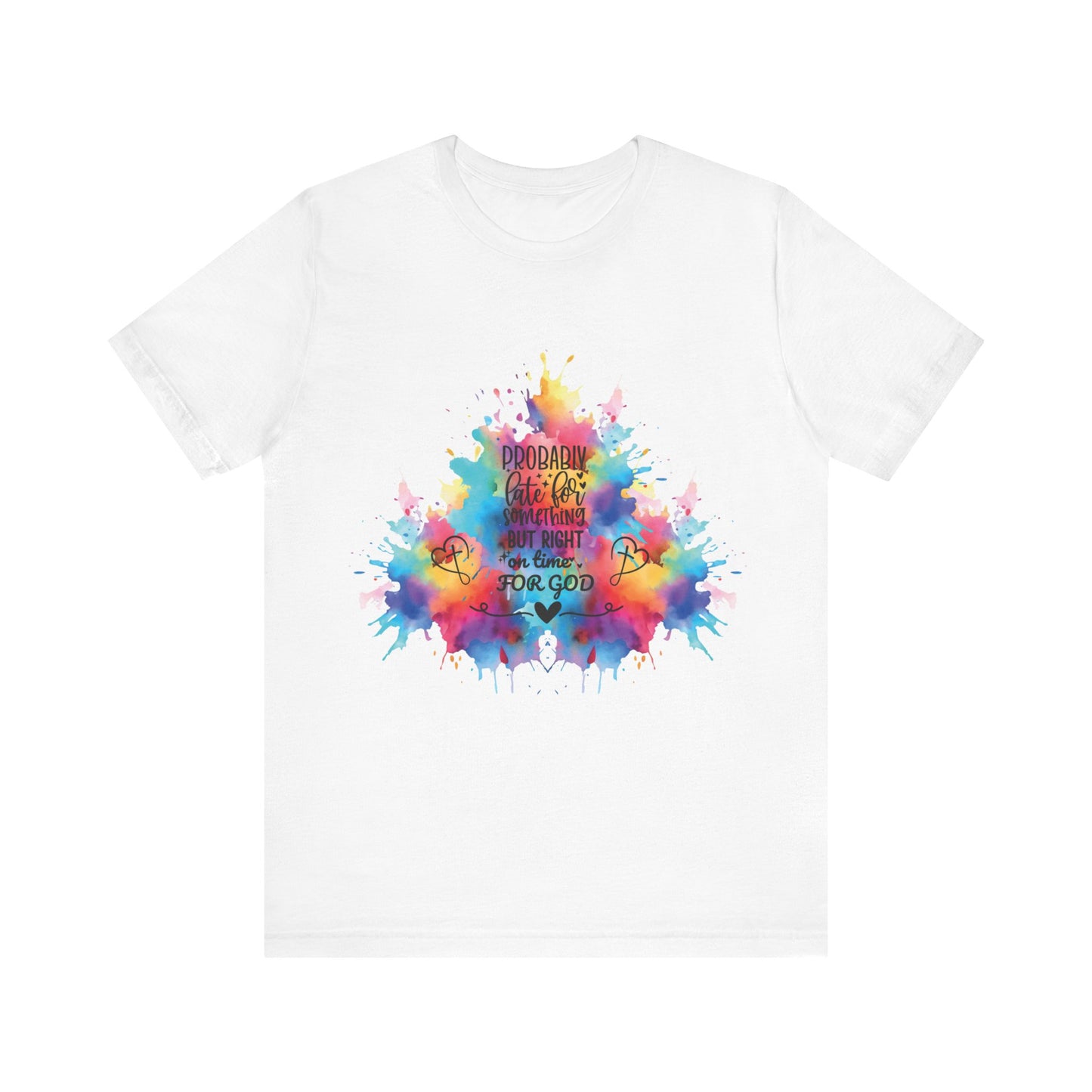 Ecclesiastes 3:1 T-Shirt – Unisex Jersey Short Sleeve Tee with Color Splash Artwork, Inspirational Bible Verse