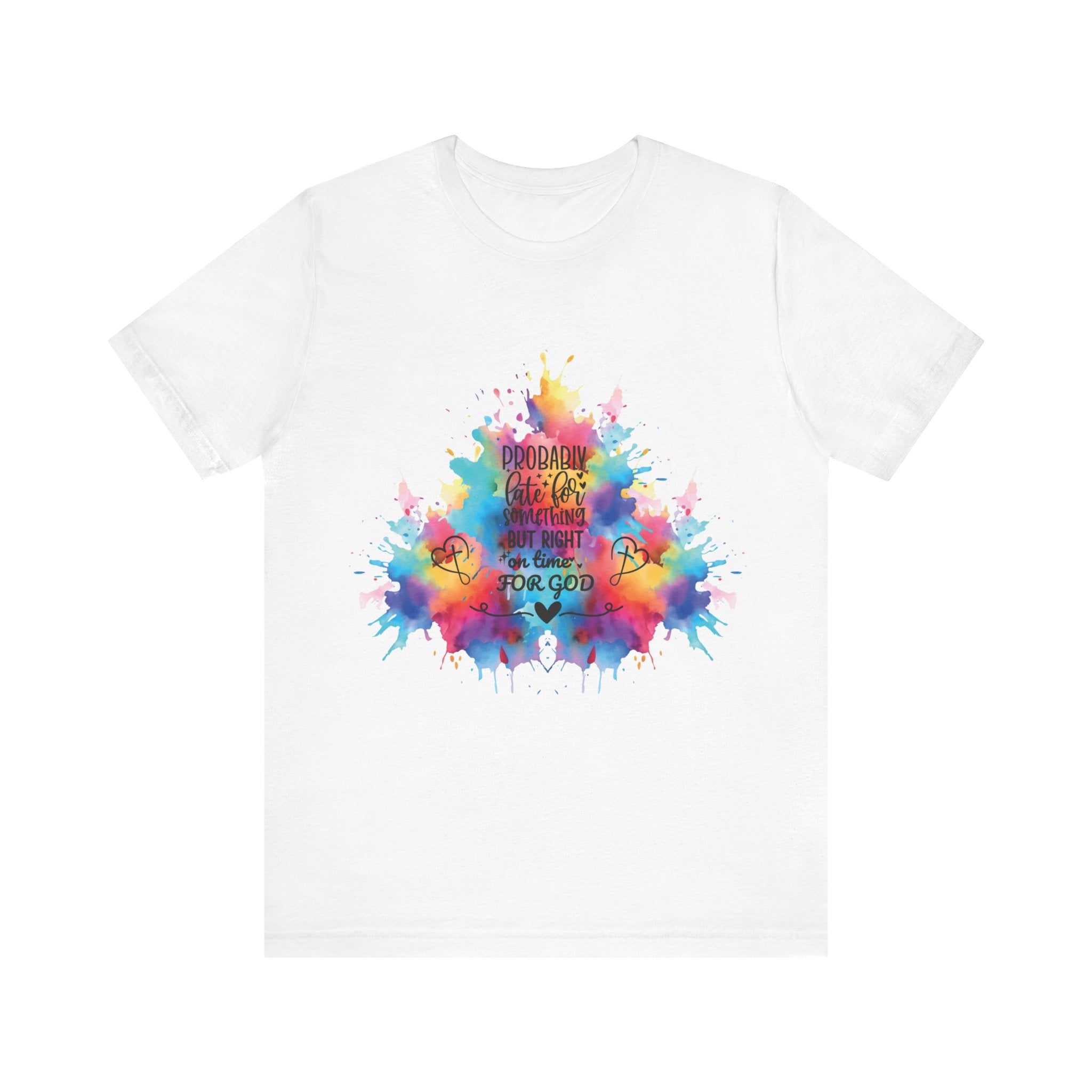Ecclesiastes 3:1 T-Shirt – Unisex Jersey Short Sleeve Tee with Color Splash Artwork, Inspirational Bible Verse