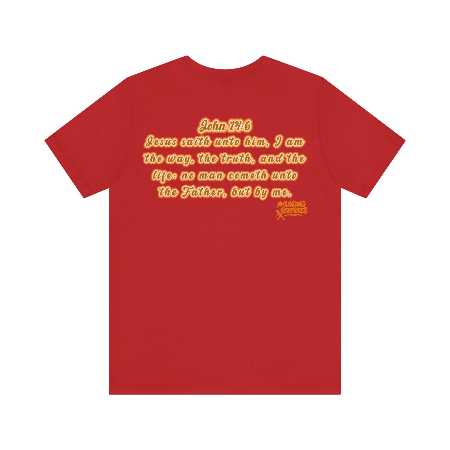 BRB — Jesus Retro Script | John 14:6 Unisex Jersey Short Sleeve Christian T-Shirt