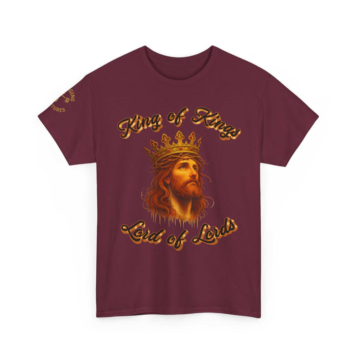 King of Kings Tee | 1 Timothy 6:15 Scripture Shirt | Unisex Heavy Cotton Christian T-Shirt | Lord of Lords Faith Apparel