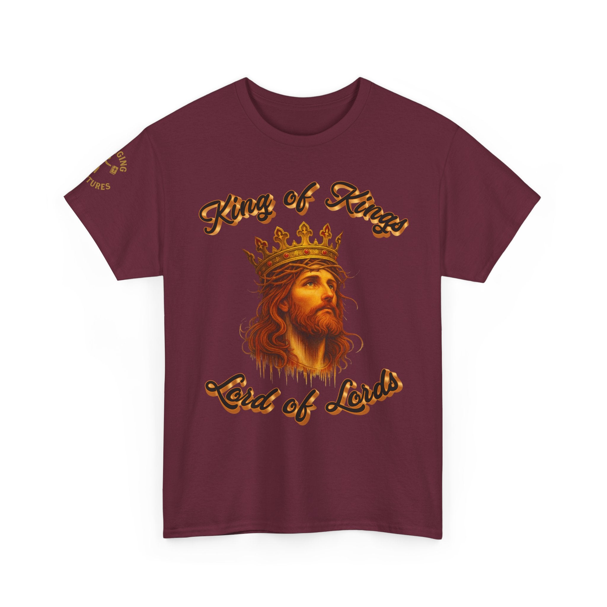 King of Kings Tee | 1 Timothy 6:15 Scripture Shirt | Unisex Heavy Cotton Christian T-Shirt | Lord of Lords Faith Apparel