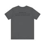 He is Rizzin Unisex Jersey Short Sleeve Tee with Matthew 11:28