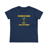 Jesus Is My Superhero Shirt – The Might of Heaven Christian Women's Tee
