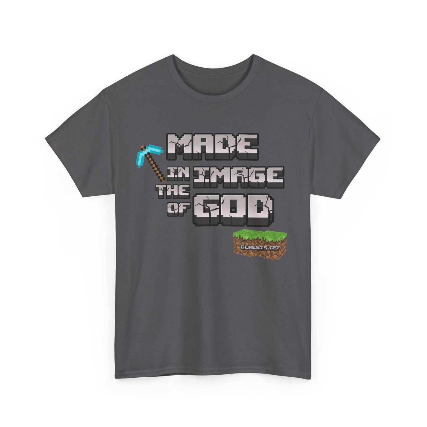 Genesis 1:27 Minecraft-Inspired Christain T-Shirt - Unisex
