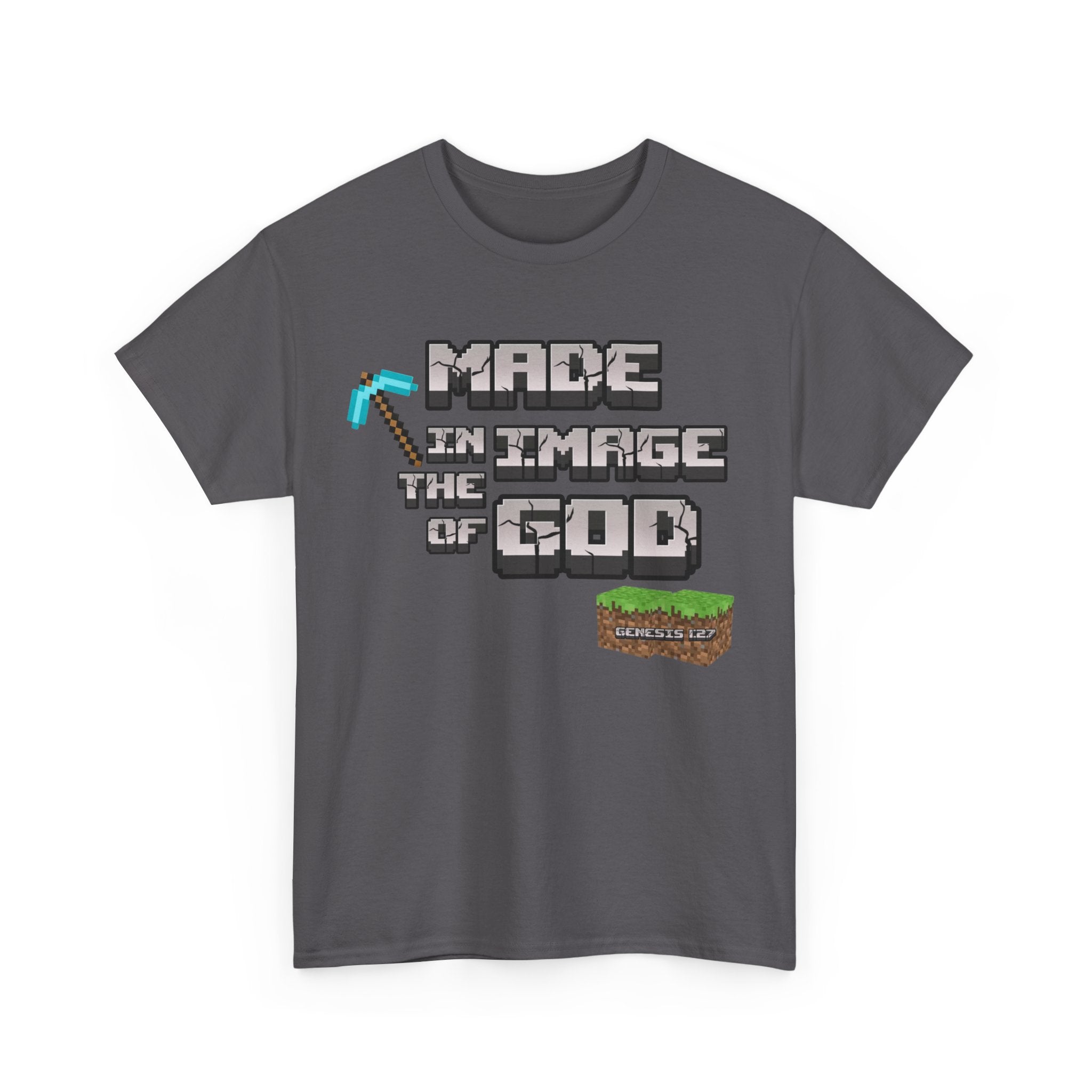 Genesis 1:27 Minecraft-Inspired Christain T-Shirt - Unisex
