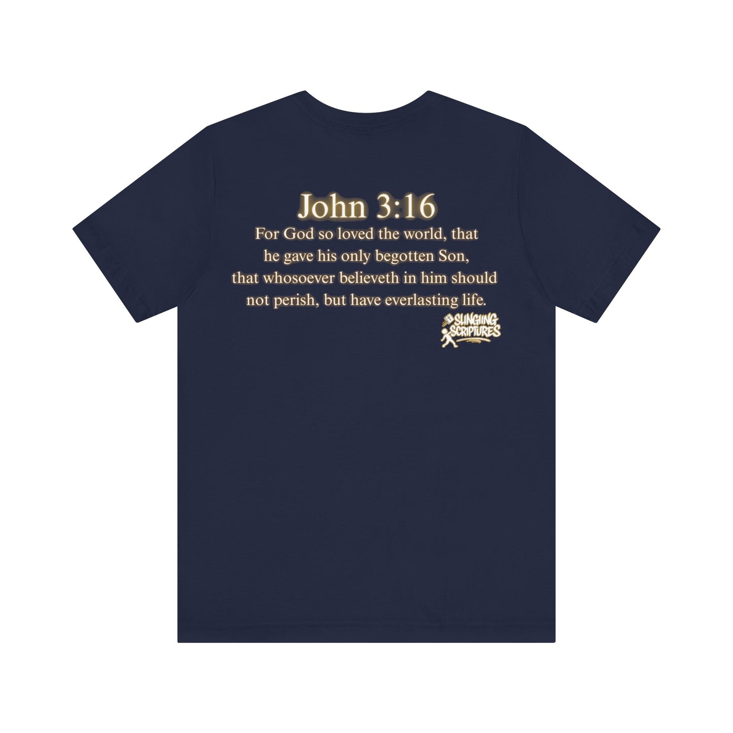 God So Loved the World — John 3:16 | Unisex Jersey Short Sleeve Christian T-Shirt