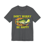 Funny Fish Tee | Philippians 4:6–7 Scripture Shirt | Christian Fisherman T-Shirt | Unisex Jersey Short Sleeve