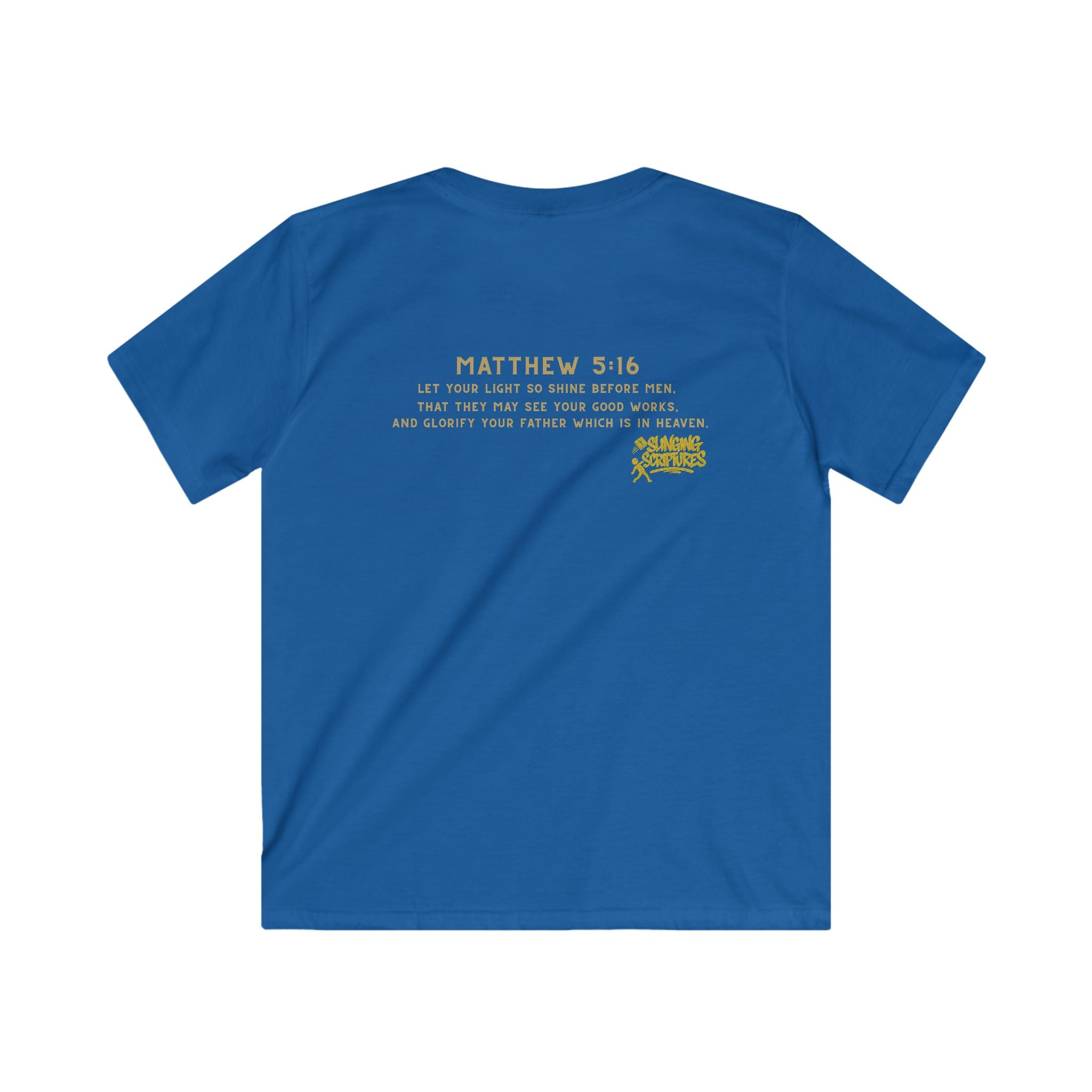 Jesus Shine Kids Tee | Matthew 5:16 Bible Verse Shirt | Faith-Based Kids Apparel | Inspirational Christian Gift