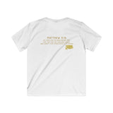Jesus Shine Kids Tee | Matthew 5:16 Bible Verse Shirt | Faith-Based Kids Apparel | Inspirational Christian Gift