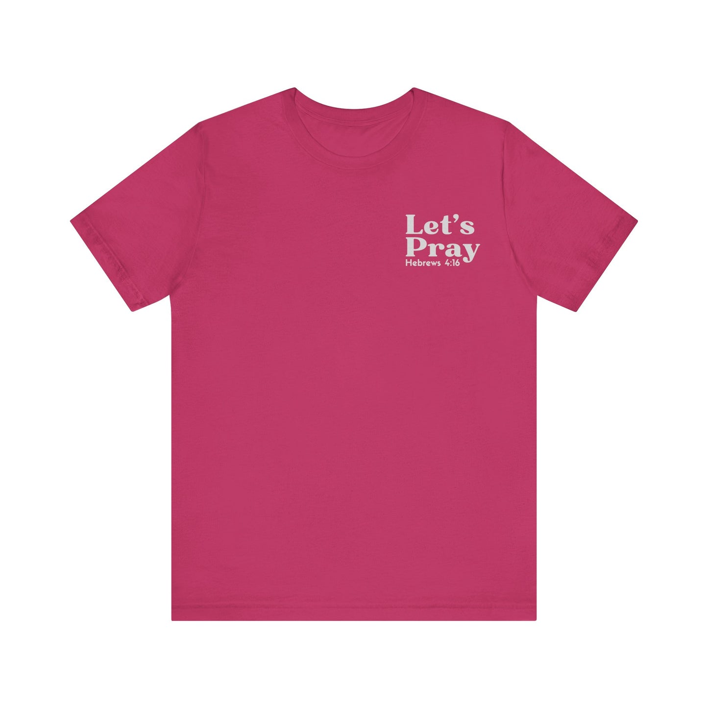 Need Prayer? Tap My Shoulder | Hebrews 4:16 Christian Outreach Jersey T-Shirt