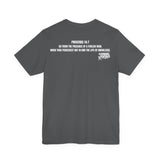 Certified Walk-Away Specialist — Proverbs 14:7 —  Unisex Jersey Short Sleeve Christian T-Shirt