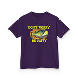 Don’t Worry, Be Happy Kids Tee | Philippians 4:6-7 Scripture Shirt