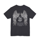 Under His Wings Refuge Tee — Psalm 91:4 | Unisex Jersey Christian T-Shirt | Faith-Based Apparel | Inspirational Scripture Shirt